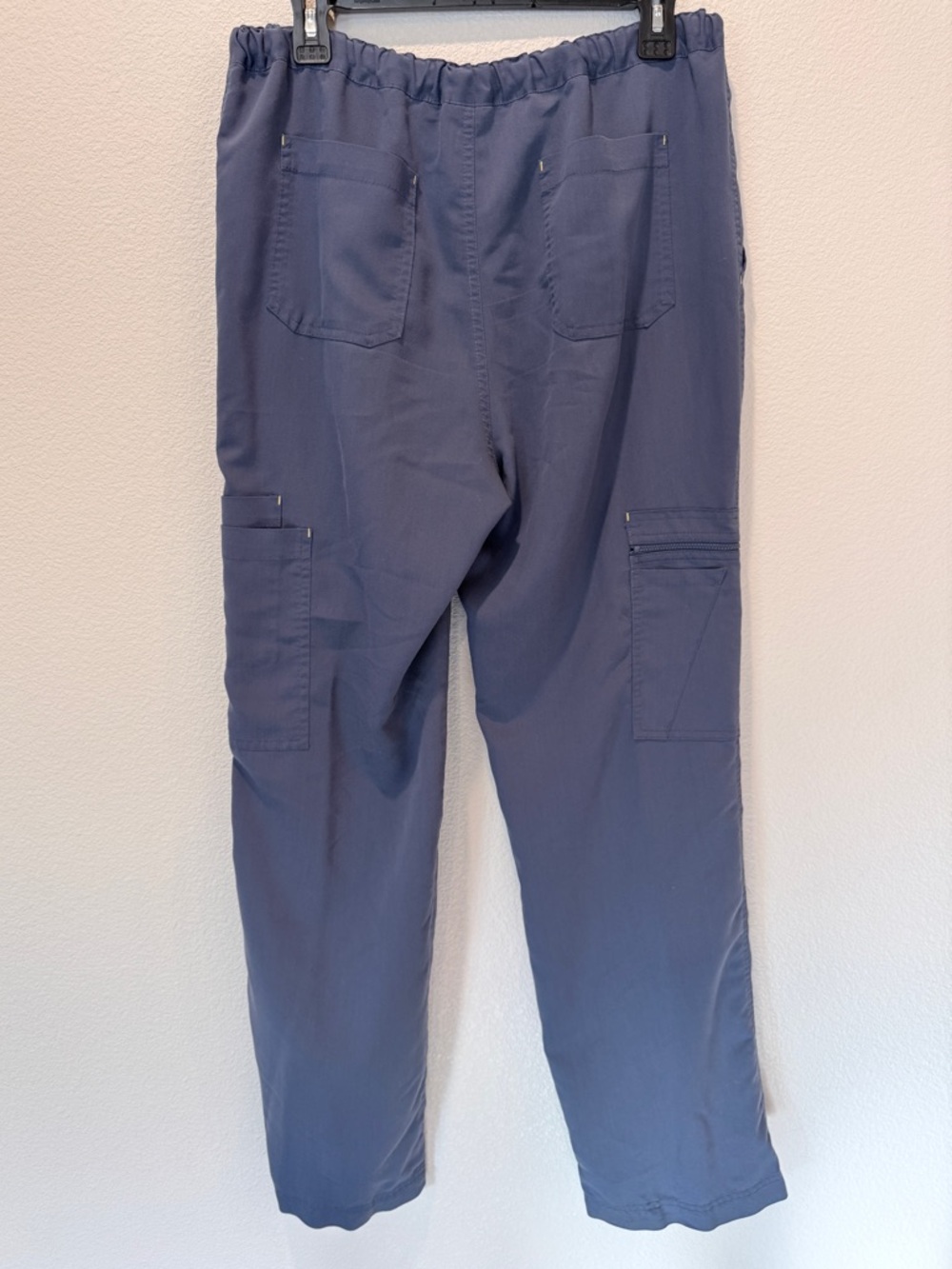 FIGS Cairo Scrub Pants Mens Blue M Elastic Waist Cargo Utility Pockets Unisex - Picture 2 of 9